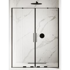 New Trendy Smart Black EXK4122 drzwi prysznicowe 170 cm rozsuwane czarny mat/szkło przezroczyste