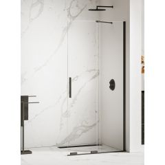 New Trendy Smart Black EXK4192WU ścianka prysznicowa walk-in 110 cm czarny mat/szkło przezroczyste