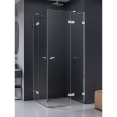 New Trendy Eventa EXK4547 kabina prysznicowa 120x110 cm prostokątna chrom połysk/szkło przezroczyste