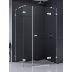 New Trendy Eventa EXK4562 kabina prysznicowa 130x90 cm prostokątna chrom połysk/szkło przezroczyste