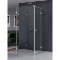 New Trendy Eventa EXK4602 kabina prysznicowa 90x80 cm prostokątna chrom połysk/szkło przezroczyste