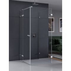 New Trendy Eventa EXK4611 kabina prysznicowa 100x90 cm kwadratowa chrom połysk/szkło przezroczyste