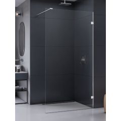 New Trendy Eventa EXK4624 ścianka prysznicowa walk-in 140 cm chrom połysk/szkło przezroczyste