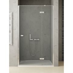 New Trendy Reflexa EXK5062 drzwi prysznicowe 100 cm uchylne chrom połysk/szkło przezroczyste