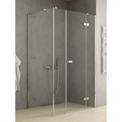New Trendy Reflexa EXK5100 kabina prysznicowa 150x100 cm prostokątna chrom połysk/szkło przezroczyste