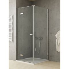 New Trendy Reflexa EXK5102 kabina prysznicowa 80x70 cm prostokątna chrom połysk/szkło przezroczyste