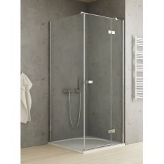 New Trendy Reflexa EXK5161 kabina prysznicowa 120x120 cm kwadratowa chrom połysk/szkło przezroczyste