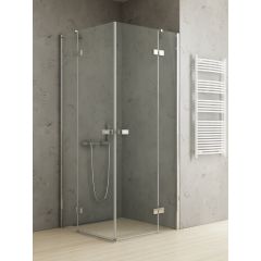 New Trendy Reflexa EXK5168 kabina prysznicowa 90x90 cm kwadratowa chrom połysk/szkło przezroczyste