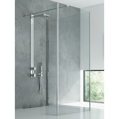 New Trendy New Modus EXK5488 ścianka prysznicowa walk-in 140 cm chrom połysk/szkło przezroczyste