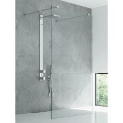 New Trendy New Modus EXK5497 ścianka prysznicowa walk-in 130 cm chrom połysk/szkło przezroczyste