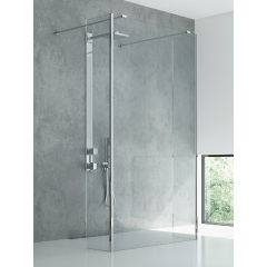 New Trendy New Modus EXK5502 ścianka prysznicowa walk-in 130 cm chrom połysk/szkło przezroczyste