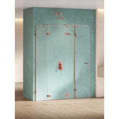 New Trendy Eventa Copper Shine EXK6491 kabina prysznicowa 120x80 cm prostokątna miedź połysk/szkło przezroczyste