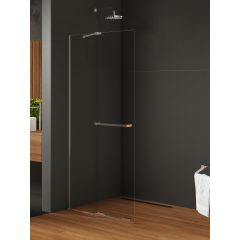 New Trendy Smart EXK6627WU ścianka prysznicowa walk-in 140 cm chrom połysk/szkło przezroczyste