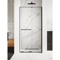 New Trendy Smart Black EXK6635 drzwi prysznicowe 150 cm rozsuwane czarny mat/szkło przezroczyste