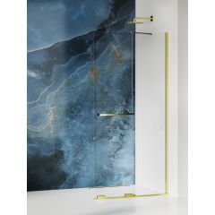 New Trendy Smart Light Gold EXK6730WU ścianka prysznicowa walk-in 110 cm złoty połysk/szkło przezroczyste