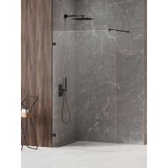 New Trendy Avexa Black XR EXK6971 ścianka prysznicowa walk-in 120 cm czarny mat/szkło przezroczyste