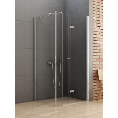 New Trendy New Soleo K0383 kabina prysznicowa 110x80 cm prostokątna chrom połysk/szkło przezroczyste