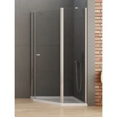 New Trendy New Soleo K0608 kabina prysznicowa 100x80 cm chrom połysk/szkło przezroczyste