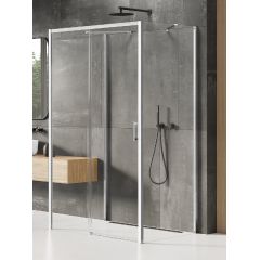 New Trendy Prime K0815 kabina prysznicowa 100x100 cm kwadratowa chrom połysk/szkło przezroczyste