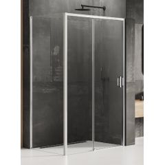 New Trendy Prime K1197 kabina prysznicowa 100x80 cm prostokątna chrom połysk/szkło przezroczyste