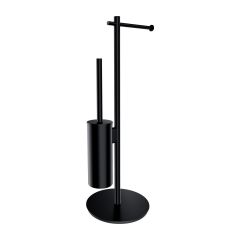 Omnires Modern Project MP60810BL stojak ze szczotką do wc czarny