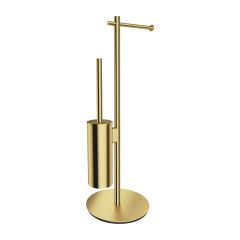 Omnires Modern Project MP60810BSB stojak ze szczotką do wc mosiądz