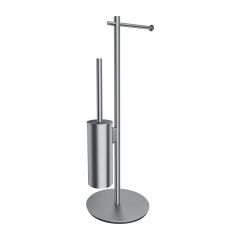 Omnires Modern Project MP60810NI stojak ze szczotką do wc nikiel