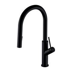 Omnires Bend BE6455BL bateria kuchenna stojąca czarna