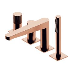 Omnires Contour CT8032CPB bateria wannowo-prysznicowa nawannowa miedź
