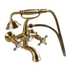Omnires Retro RE7231BR bateria wannowo-prysznicowa ścienna