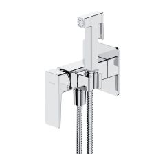 Omnires Parma SYSPMBI2CR bateria bidetowa z zestawem prysznicowym podtynkowa chrom