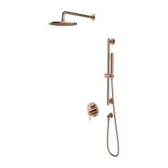 Omnires Y SYSY47CP zestaw prysznicowy podtynkowy z deszczownicą miedź