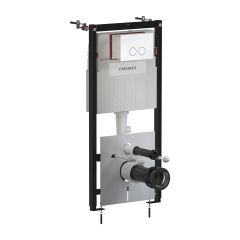 Omnires Strongframe + Minimal STFWC1MRBP stelaż podtynkowy z przyciskiem spłukującym do miski wc wiszącej