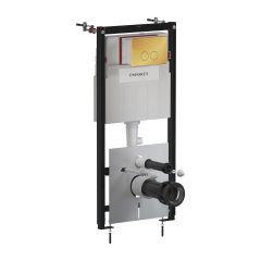 Omnires Strongframe + Minimal STFWCECO1MRGL stelaż podtynkowy z przyciskiem spłukującym do miski wc wiszącej