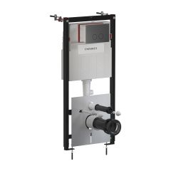 Omnires Eco Flush Set STFWCECO1R45RGR stelaż podtynkowy z przyciskiem spłukującym do miski wc wiszącej