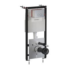 Omnires Eco Flush Set STFWCECO1R45RNI stelaż podtynkowy z przyciskiem spłukującym do miski wc wiszącej