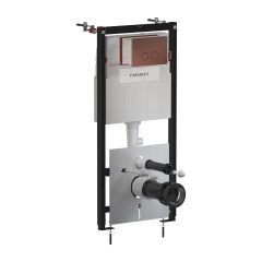 Omnires Eco Flush Set STFWCECO1R45RORB stelaż podtynkowy z przyciskiem spłukującym do miski wc wiszącej