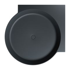 Omnires Ovo M+ OVO120WNBLV wanna narożna 120x120 cm lewa czarna