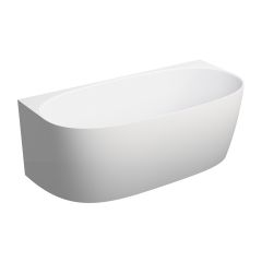 Omnires Valencia M+ VALENCIASWPBM wanna przyścienna 158x77 cm owalna