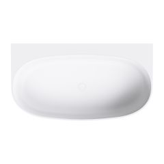 Omnires Valencia M+ VALENCIAWPBM wanna przyścienna 158x86 cm owalna biała