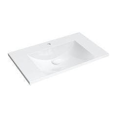 Omnires M+ NAXOS760BP umywalka 76x46 cm prostokątna meblowa biała