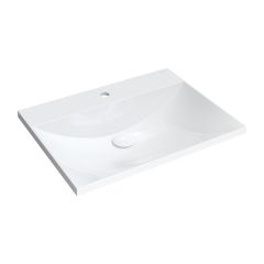 Omnires Naxos M+ NAXOSF600BP umywalka 60x46 cm prostokątna meblowa biała