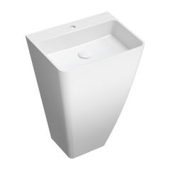 Omnires Parma PARMAUWBP umywalka 55x43 cm prostokątna wolnostojąca biała