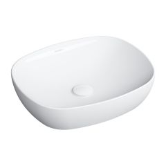 Omnires Portland PORTLAND475BP umywalka 47x39 cm prostokątna nablatowa biała