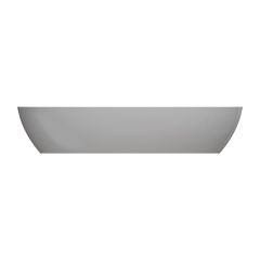 Omnires Siena M+ SIENALUNBSP umywalka 60x35 cm owalna nablatowa biała-szary/kamień
