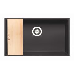 Pyramis Tetragon 070230401D komora podwieszana 70x40 cm czarny