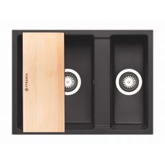 Pyramis Tetragon 070230011D komora podwieszana 59x40 cm czarny