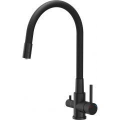 Quadron Agnes 52141BLM bateria kuchenna do filtra wody stojąca czarna