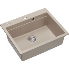 Quadron Kurt 110 HCQ5052BEZP zlewozmywak graniteq 59.5x50 cm beżowy