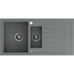 Quadron Bruce HCQB9950SZK zlewozmywak graniteq 100x50 cm szary/grafitowy/onyx